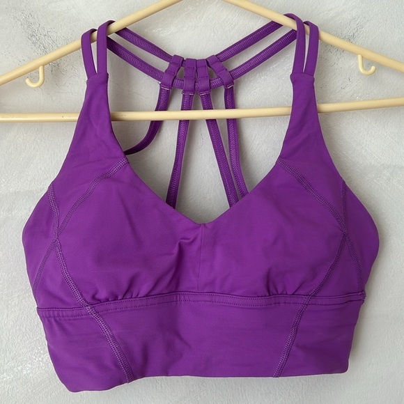 Lululemon As You Like Bra Moonlit Magenta purple size 4 small adjustable padded - Picture 6 of 10